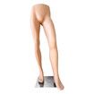 Male Mannequin Leg Form Torso Manikin Dummy Model Dressmaking Lower Half Body Shop Clothing Display Stand Detachable Skin Tone Metal Base 120cm