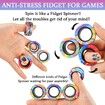 9Pcs Magnetic Rings Fidget Toy Set,Idea ADHD Anxiety Decompression Magnetic Fidget Toys Adult Fidget Spinner Rings for Relief,Finger Fidget Toys Gifts