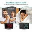 Alarm Clock with Wireless Bed Shaker, Vibrating Dual for Heavy Sleepers, Deaf and Hearing-impaired, Adjustable Volume/Dimmer/Wake up, USB Charger