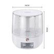 Cereal Rice Box Dispenser Rotating Dry Food Storage Container Bin Grain Flour Candy Snack 6 Grids Measuring Cup 10kg