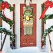 Easter Egg Wreath Hanging Front Door Easter Decoration Simulation Garland