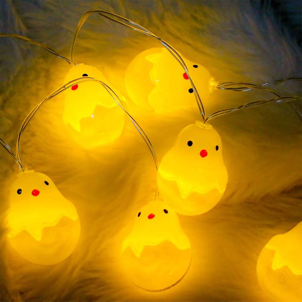 Easter String Lights 11.5ft 20 LED Fairy String Lights Egg String Lights for Home Party Decoration