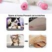 Cat Boots for Cat Only, Anti-Scratch Adjustable prickly Anti-off shoes for Cat Silicone for Cats of All Sizes for Bathing and Shaving (Pink)