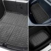 Manan Tesla Model Y Floor Mats Front Rear Trunk +Toolbox Anti-Slip Car Carpets