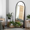 Yezi Large Full Length Floor Mirror Dressing Free Standing Framed Leaner Black