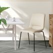 Levede 4x Dining Chairs Kitchen Table Chair Lounge Room Padded Seat PU Leather