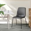 Levede 4x Dining Chairs Kitchen Table Chair Lounge Room Padded Seat PU Leather