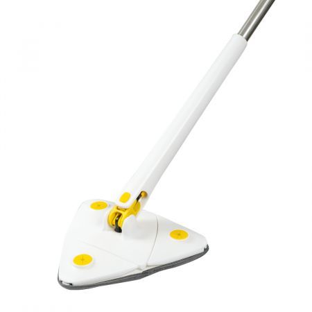 Cleanflo Spin Cleaning Mop 360° Rotatable Adjustable Multifunctional 5 Pads White