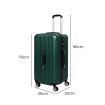 Slimbridge 28" Luggage Travel Suitcase Trolley Case Packing Waterproof TSA Green