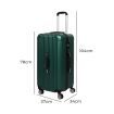 Slimbridge 30" Luggage Travel Suitcase Trolley Case Packing Waterproof TSA Green