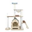 PaWz Cat Tree Scratching Post Scratcher Cats Tower Wood Condo Toys House 138cm