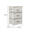 Levede Storage Cabinet Tower Chest of Drawers Dresser Tallboy 9 Drawer Beige