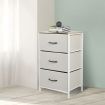 Levede Storage Cabinet Tower Chest of Drawers Dresser Tallboy 9 Drawer Beige