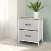 Levede Storage Cabinet Tower Chest of Drawers Dresser Tallboy 10 Drawer Beige