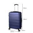 Slimbridge 24 inches Expandable Luggage Travel Suitcase Trolley Case Hard Set Navy