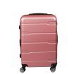 Slimbridge 24 inches Expandable Luggage Travel Suitcase Trolley Case Hard Rose Gold