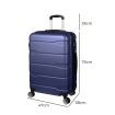 Slimbridge 28 inches Expandable Luggage Travel Suitcase Trolley Case Hard Set Navy