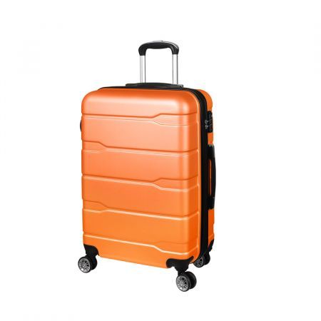 Slimbridge 28 inches Expandable Luggage Travel Suitcase Trolley Case Hard Set Orange