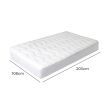 Dreamz Cool Mattress Topper Protector Summer Bed Pillowtop Pad King Single Cover