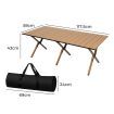 Levede Folding Camping Table Foldable Portable Picnic Outdoor Egg Roll BBQ Desk