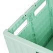 Folding Shopping Trolley Cart Portable Rolling Grocery Basket  Wheel Green