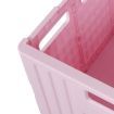 Folding Shopping Trolley Cart Portable Rolling Grocery Basket  Wheel Pink