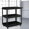 Traderight 3-Tier Tool Cart Trolley Toolbox Workshop Garage Storage Organizer