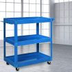 Traderight Tool Cart Trolley Toolbox Workshop Garage Storage Organizer Steel BL