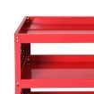 Traderight Portable Tool Trolley Cart Workshop Trolly Red  150KG Maxload