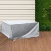 Outdoor Furniture Cover Waterproof Silver 180CM