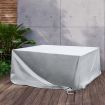 Outdoor Furniture Cover Waterproof Silver 180CM