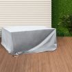 Outdoor Furniture Cover Waterproof Silver 45cm Extension