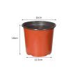 Lambu 100X Plastic Plant Pots Flowers Garden Nursery Seeding Growing Container