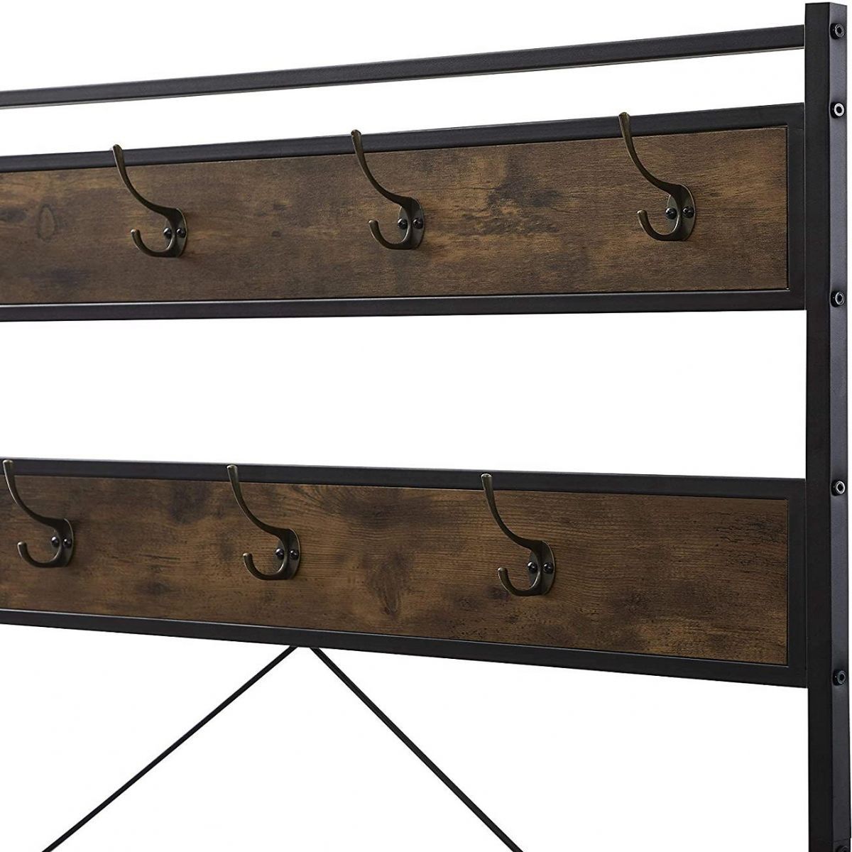 3 Tier Entryway Coat Shoe Rack and Storage Shelves