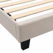 BEF02 Double Size Bed Frame Base Mattress Platform Beige