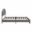 BEF02 Double Size Bed Frame Base Mattress Platform Grey