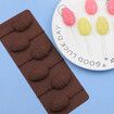 Easter Egg Rabbit Lollipop Silicone Mold Chewing Gum Marzipan Fudge Marzipan Chocolate Cake DIY Cooking Tools(2 Pcs)