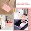 Travel Makeup Case Cosmetic Organizer Box with LED Vanity Mirror Storage Case Portable for Women Girls