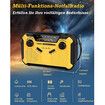 Solar Radio Crank Emergency, Crank Radio FM AM Radio Battery Operated, Emergency Radio Dynamo Radio