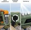 Crank Radio with Mobile Phone Charging Function Solar DAB FM Solar Radio for Hiking, Camping, Outdoor