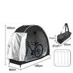 Bike Storage Tent Anti-Dust Waterproof Bike 210D Cover Outdoor Foldable Bicycle Shed Camping Garden Shelter 163X80X195CM