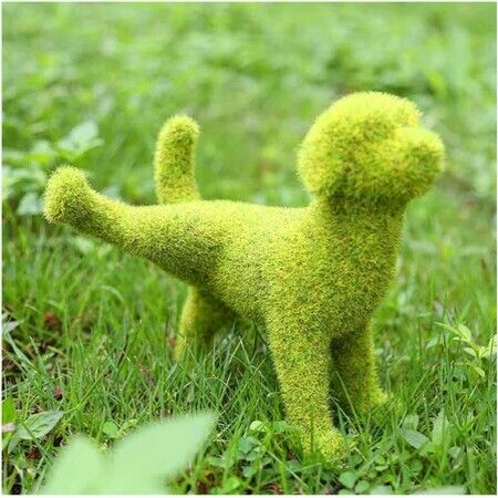 Garden Statues and Figurines Outdoors, Naughty Peeing Puppy Figurines for Patio