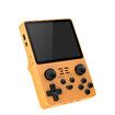 Handheld Game Console 3.5 inch Retro Games Consoles Classic Emulator Hand-held Gaming Console Preinstalled Hand Held Video Games System 64GB Yellow