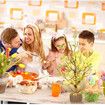 Easter Decorations, Pre-Lit Easter Egg Table Topper with Delicate Oranities, for Home Easter Tree Table Decorations