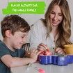 The Egg Decorator Kit - Includes Rotating Rabbit Egg Decorating Set with 8 Colorful Quick-Dry Markers