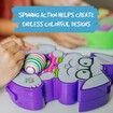 The Egg Decorator Kit - Includes Rotating Rabbit Egg Decorating Set with 8 Colorful Quick-Dry Markers