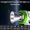 LED Emergency Handheld Flashlight,Solar USB Rechargeable Camping Lantern Waterproof for Camping Outdoor?Green?