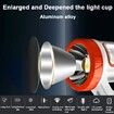 LED Emergency Handheld Flashlight,Solar USB Rechargeable Camping Lantern Waterproof for Camping Outdoor?Red?