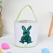 3 Pack Easter Eggs Hunt Baskets for Kids Sequins Bunny Ear Basket Egg Bags Rabbit Easter Party Decorations Gifts Toys Carry Bucket Tote 23x24cm