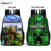 Minecraft Adventure Backpack for Boys for School, Camping, Travel, Outdoors and Fun (Green)